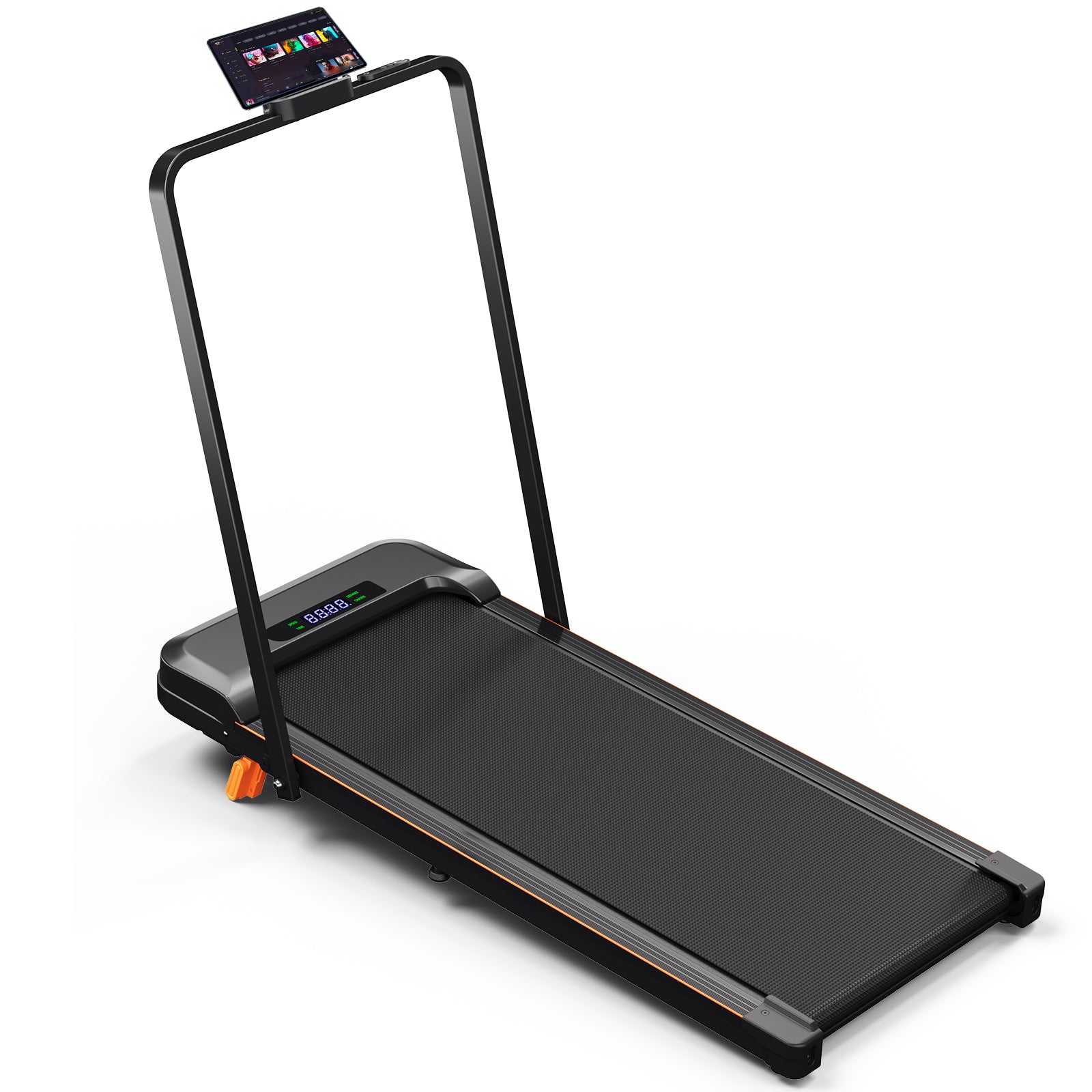AprLeaf Walking Pad Treadmill with 6% Incline handle and Remote Control, Compact Under Desk Treadmill for Home& Office, 300 lbs Weight Capacity